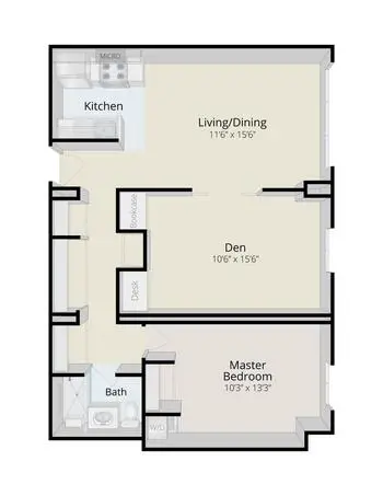 Floorplan of Rydal Park, Assisted Living, Nursing Home, Independent Living, CCRC, Rydal, PA 12