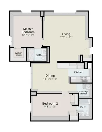 Floorplan of Rydal Park, Assisted Living, Nursing Home, Independent Living, CCRC, Rydal, PA 17