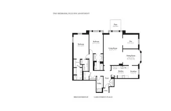 Floorplan of Lake Forest Place, Assisted Living, Nursing Home, Independent Living, CCRC, Lake Forest, IL 11