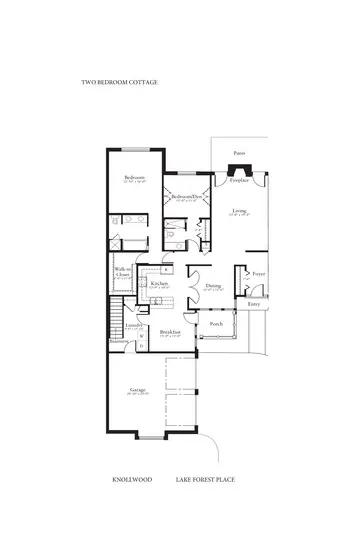 Floorplan of Lake Forest Place, Assisted Living, Nursing Home, Independent Living, CCRC, Lake Forest, IL 12