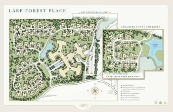 Campus Map of Lake Forest Place, Assisted Living, Nursing Home, Independent Living, CCRC, Lake Forest, IL 4