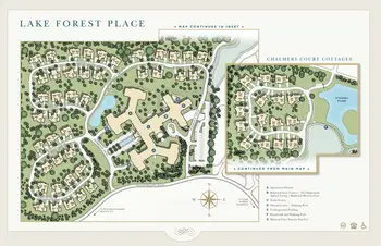 Campus Map of Lake Forest Place, Assisted Living, Nursing Home, Independent Living, CCRC, Lake Forest, IL 3