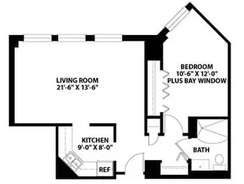 Floorplan of Lake Forest Place, Assisted Living, Nursing Home, Independent Living, CCRC, Lake Forest, IL 4