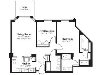 Floorplan of Lake Forest Place, Assisted Living, Nursing Home, Independent Living, CCRC, Lake Forest, IL 7