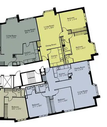 Floorplan of Ten Twenty Grove, Assisted Living, Nursing Home, Independent Living, CCRC, Evanston, IL 2