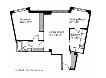 Floorplan of Ten Twenty Grove, Assisted Living, Nursing Home, Independent Living, CCRC, Evanston, IL 5