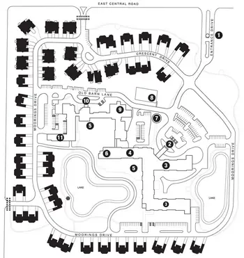 Campus Map of Moorings of Arlington Heights, Assisted Living, Nursing Home, Independent Living, CCRC, Arlington Heights, IL 5
