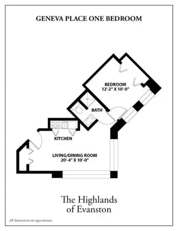 Floorplan of Westminster Place, Assisted Living, Nursing Home, Independent Living, CCRC, Evanston, IL 5