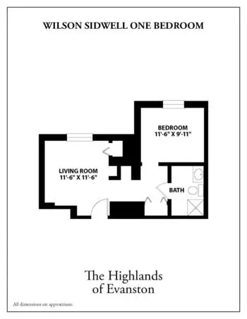 Floorplan of Westminster Place, Assisted Living, Nursing Home, Independent Living, CCRC, Evanston, IL 7