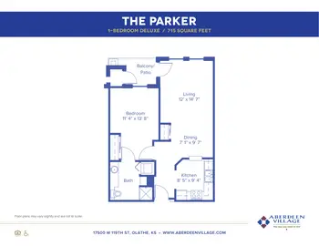 Floorplan of Aberdeen Village, Assisted Living, Nursing Home, Independent Living, CCRC, Olathe, KS 4