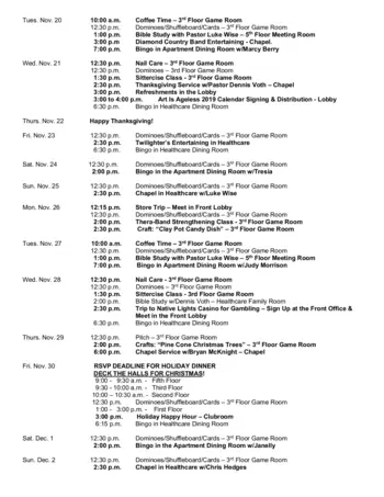 Activity Calendar of Arkansas City Presbyterian Manor, Assisted Living, Nursing Home, Independent Living, CCRC, Arkansas City, KS 2