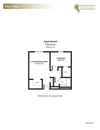 Floorplan of Arkansas City Presbyterian Manor, Assisted Living, Nursing Home, Independent Living, CCRC, Arkansas City, KS 2