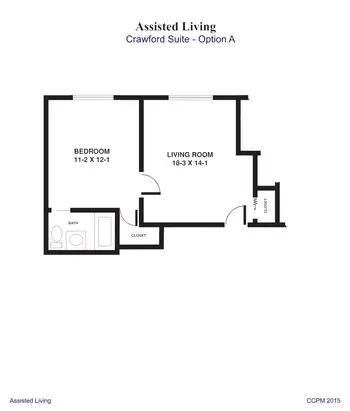 Floorplan of Clay Center Presbyterian Manor, Assisted Living, Nursing Home, Independent Living, CCRC, Clay Center, KS 1