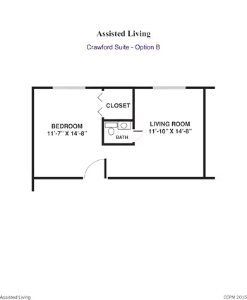 Floorplan of Clay Center Presbyterian Manor, Assisted Living, Nursing Home, Independent Living, CCRC, Clay Center, KS 2