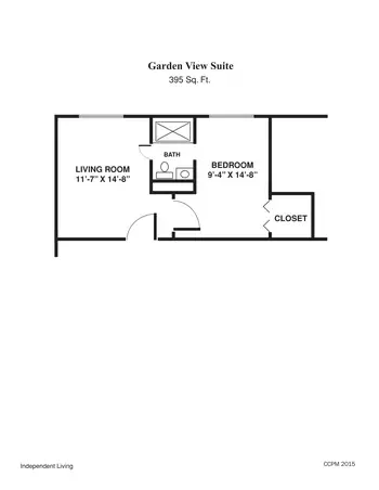 Floorplan of Clay Center Presbyterian Manor, Assisted Living, Nursing Home, Independent Living, CCRC, Clay Center, KS 5
