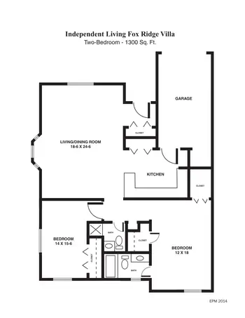 Floorplan of Emporia Presbyterian Manor, Assisted Living, Nursing Home, Independent Living, CCRC, Emporia, KS 1