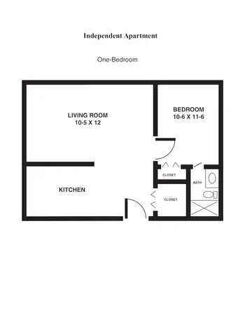 Floorplan of Fulton Presbyterian Manor, Assisted Living, Nursing Home, Independent Living, CCRC, Fulton, MO 3