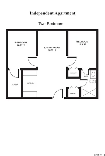 Floorplan of Fulton Presbyterian Manor, Assisted Living, Nursing Home, Independent Living, CCRC, Fulton, MO 4