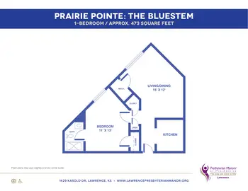 Floorplan of Lawrence Presbyterian Manor, Assisted Living, Nursing Home, Independent Living, CCRC, Lawrence, KS 5