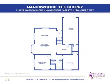 Floorplan of Lawrence Presbyterian Manor, Assisted Living, Nursing Home, Independent Living, CCRC, Lawrence, KS 7