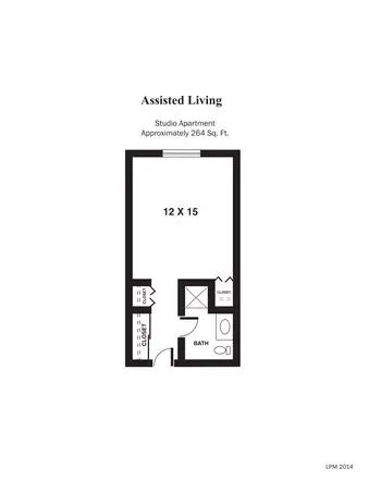 Floorplan of Lawrence Presbyterian Manor, Assisted Living, Nursing Home, Independent Living, CCRC, Lawrence, KS 1
