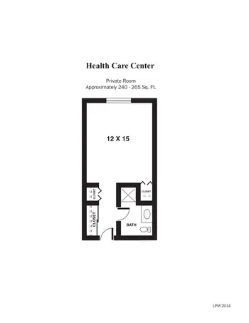 Floorplan of Lawrence Presbyterian Manor, Assisted Living, Nursing Home, Independent Living, CCRC, Lawrence, KS 2