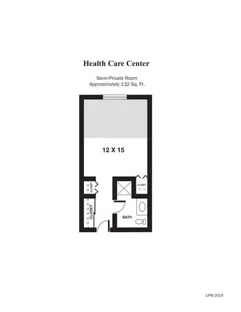 Floorplan of Lawrence Presbyterian Manor, Assisted Living, Nursing Home, Independent Living, CCRC, Lawrence, KS 3