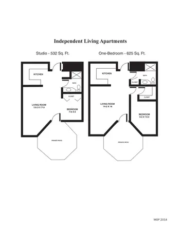 Floorplan of Manor of the Plains, Assisted Living, Nursing Home, Independent Living, CCRC, Dodge City, KS 1