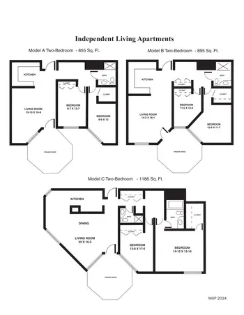Floorplan of Manor of the Plains, Assisted Living, Nursing Home, Independent Living, CCRC, Dodge City, KS 2