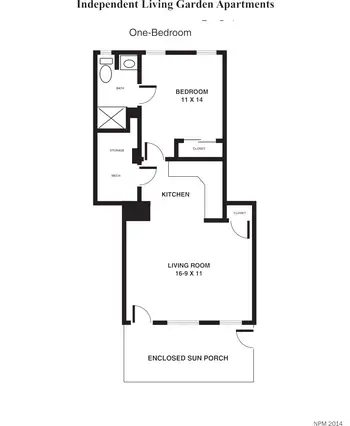 Floorplan of Newton Presbyterian Manor, Assisted Living, Nursing Home, Independent Living, CCRC, Newton, KS 2