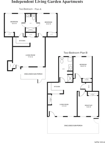 Floorplan of Newton Presbyterian Manor, Assisted Living, Nursing Home, Independent Living, CCRC, Newton, KS 3