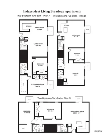Floorplan of Newton Presbyterian Manor, Assisted Living, Nursing Home, Independent Living, CCRC, Newton, KS 6