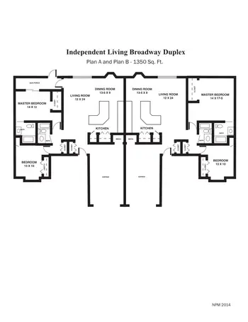 Floorplan of Newton Presbyterian Manor, Assisted Living, Nursing Home, Independent Living, CCRC, Newton, KS 7