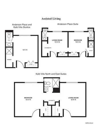 Floorplan of Newton Presbyterian Manor, Assisted Living, Nursing Home, Independent Living, CCRC, Newton, KS 1