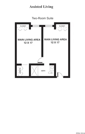 Floorplan of Parsons Presbyterian Manor, Assisted Living, Nursing Home, Independent Living, CCRC, Parsons, KS 6