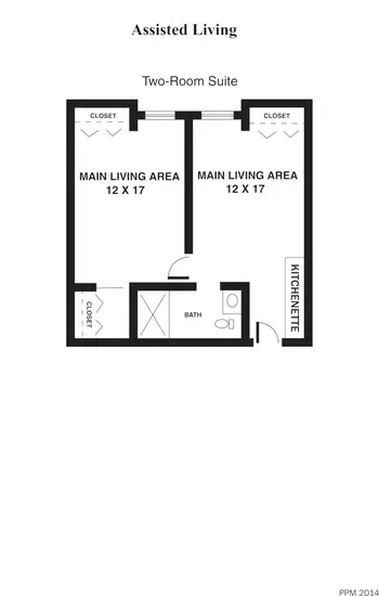 Floorplan of Parsons Presbyterian Manor, Assisted Living, Nursing Home, Independent Living, CCRC, Parsons, KS 7