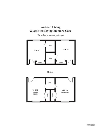 Floorplan of Rolla Presbyterian Manor, Assisted Living, Nursing Home, Independent Living, CCRC, Rolla, MO 1