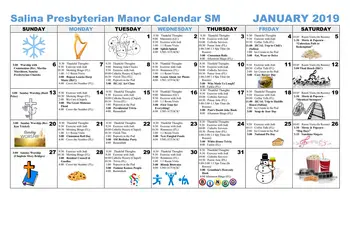 Activity Calendar of Salina Presbyterian Manor, Assisted Living, Nursing Home, Independent Living, CCRC, Salina, KS 3