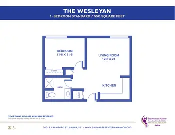 Floorplan of Salina Presbyterian Manor, Assisted Living, Nursing Home, Independent Living, CCRC, Salina, KS 10