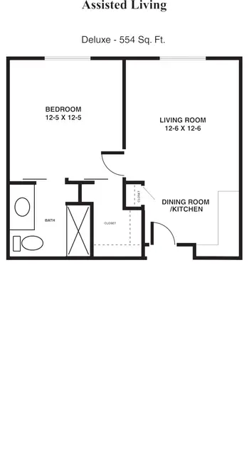 Floorplan of Salina Presbyterian Manor, Assisted Living, Nursing Home, Independent Living, CCRC, Salina, KS 2