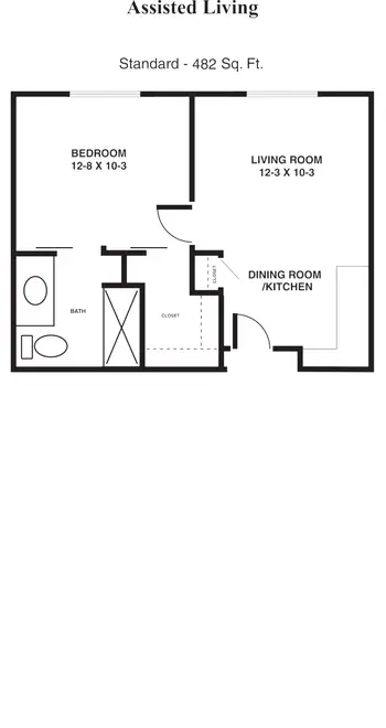 Floorplan of Salina Presbyterian Manor, Assisted Living, Nursing Home, Independent Living, CCRC, Salina, KS 3