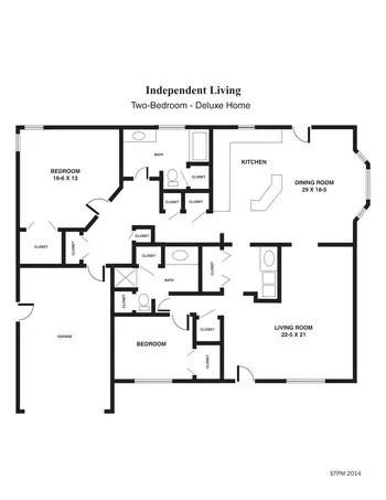 Floorplan of Sterling Presbyterian Manor, Assisted Living, Nursing Home, Independent Living, CCRC, Sterling, KS 4