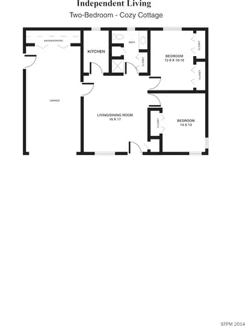 Floorplan of Sterling Presbyterian Manor, Assisted Living, Nursing Home, Independent Living, CCRC, Sterling, KS 1