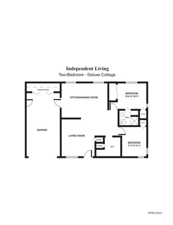 Floorplan of Sterling Presbyterian Manor, Assisted Living, Nursing Home, Independent Living, CCRC, Sterling, KS 2