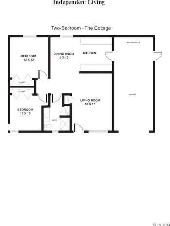 Floorplan of Sterling Presbyterian Manor, Assisted Living, Nursing Home, Independent Living, CCRC, Sterling, KS 3