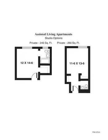 Floorplan of Topeka Presbyterian Manor, Assisted Living, Nursing Home, Independent Living, CCRC, Topeka, KS 4