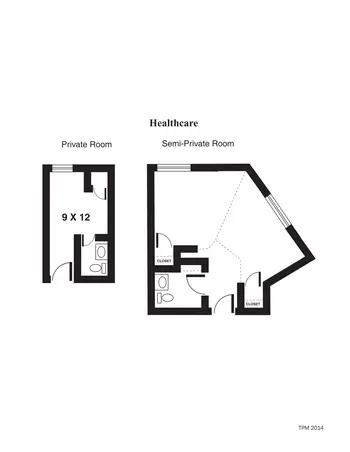 Floorplan of Topeka Presbyterian Manor, Assisted Living, Nursing Home, Independent Living, CCRC, Topeka, KS 5