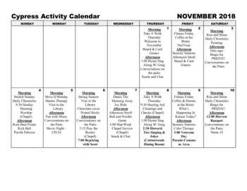 Activity Calendar of Wichita Presbyterian Manor, Assisted Living, Nursing Home, Independent Living, CCRC, Wichita, KS 3