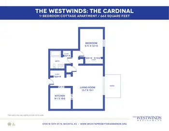 Floorplan of Wichita Presbyterian Manor, Assisted Living, Nursing Home, Independent Living, CCRC, Wichita, KS 13