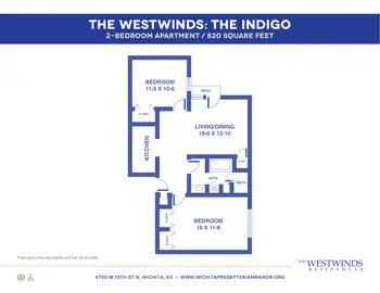 Floorplan of Wichita Presbyterian Manor, Assisted Living, Nursing Home, Independent Living, CCRC, Wichita, KS 16